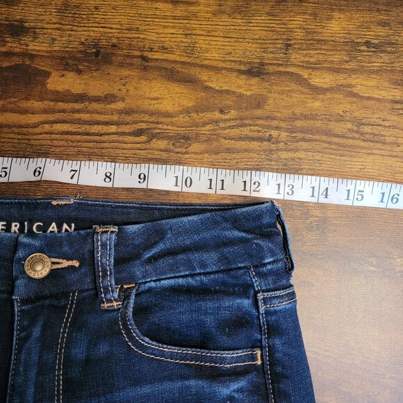 American Eagle Jeans 2 R Curvy Jegging Super Hi Rise Next Level Stretch - Picture 7 of 11